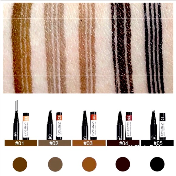 NEW #01 Dk. Blonde Tattoo EyeBrow MicroBlading Pen - Picture 3 of 12